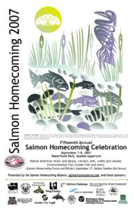 Salmon Homecoming 2007 event poster