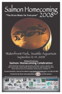 Salmon Homecoming 2008 event poster