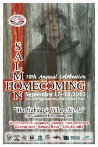 Salmon Homecoming 2010 event poster