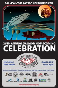 Salmon Homecoming 2012 event poster