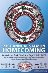 Salmon Homecoming 2013 event poster