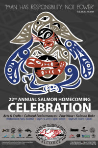 Salmon Homecoming 2014 event poster