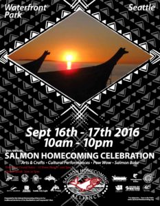 Salmon Homecoming 2016 event poster