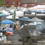 photo of vendor booths with canopies