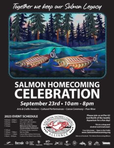 Salmon Homecoming Celebration Poster for 2023